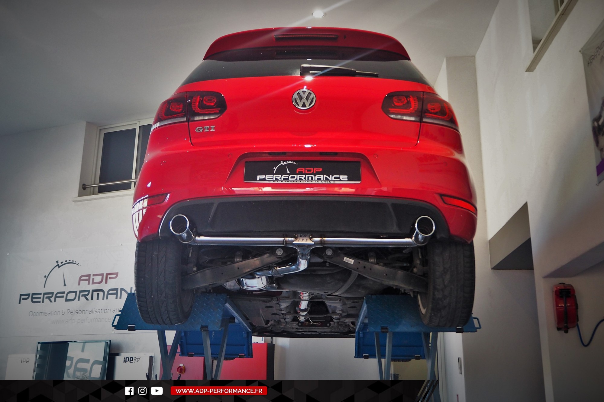 Ligne d'échappement complète iPE Innotech Salon de Provence - VW Golf 6 GTI Edition 35 2.0 TSI 2305cv - ADP Performance