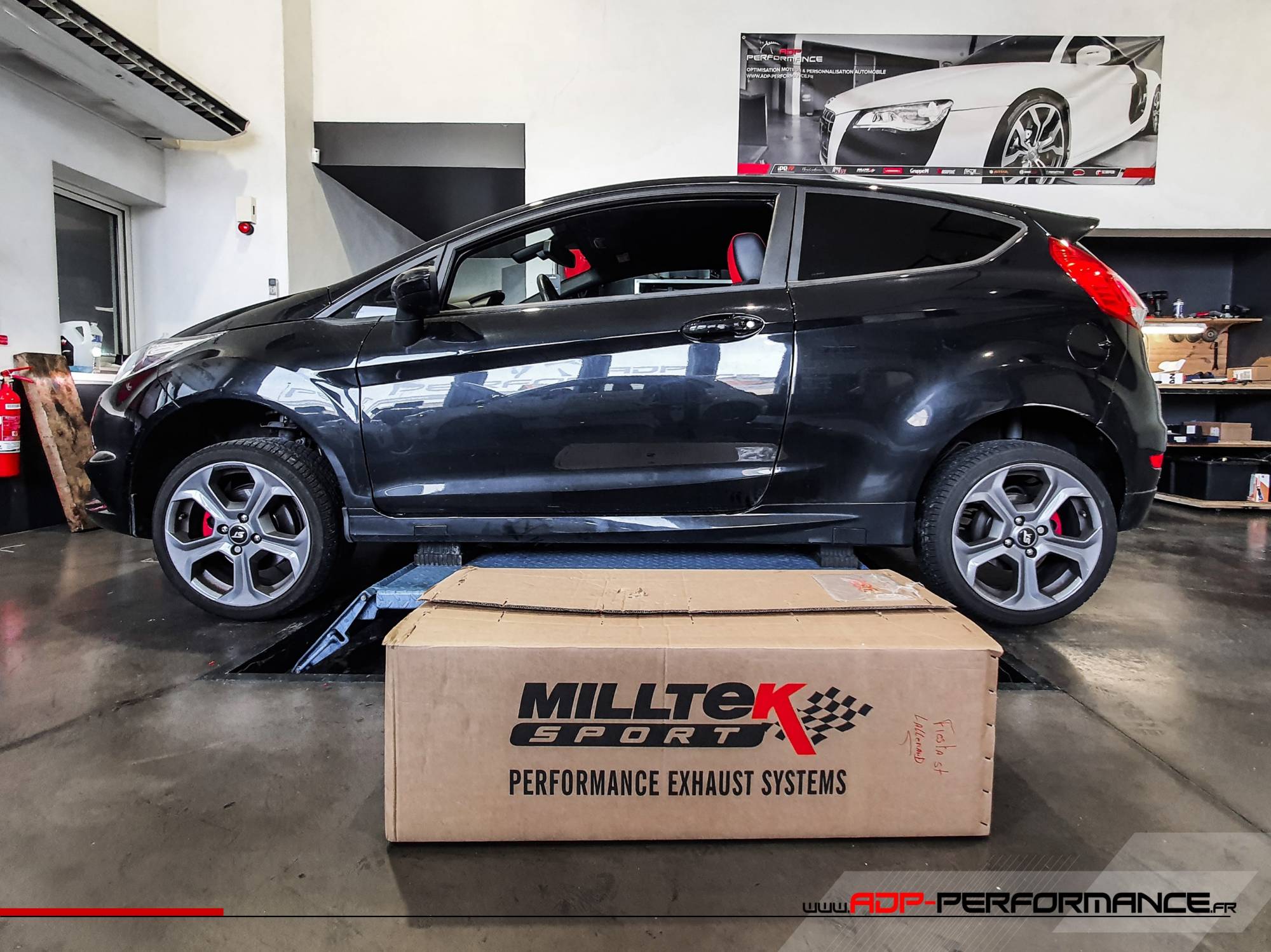 Installation Catalyseur sport Milltek pour Ford Fiesta ST MK7 1.6T 182 cv | ADP Performance